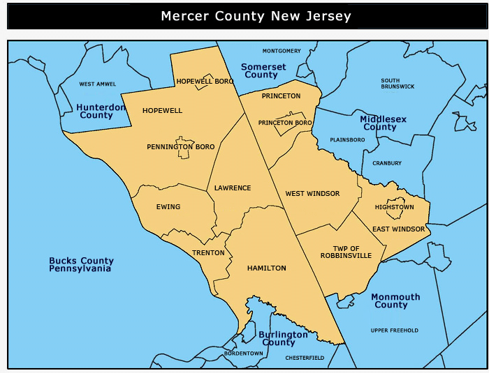 mercer-county-map